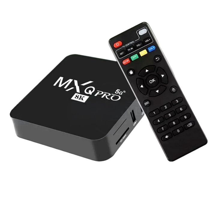 MXQ Pro 8K 5G - 8GB RAM/128GB Rom, Android 12.1, Android Smart TV Box, 8K TV Box, YouTube Player