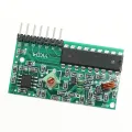 4 Channel Wireless RF Remote Control 433MHz 4CH Transmitter and Receiver Circuit - Wireless Remote Control System with Transmitter and Receiver. 