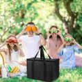 Food Delivery Bag Thermal Insulation Bag Heavy Duty Large Insulated Bag Collapsible Cooler Bag 65-70L Grocery Tote For Groceries.