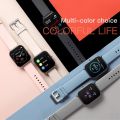 P8b 1.4-inch Square Display Ultra Slim Touchscreen Smart Watch Wearable Fitness Tracker. 
