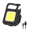 Multifunctional LED Mini COB Keychain Light Camping USB Charging Emergency Lamps.
