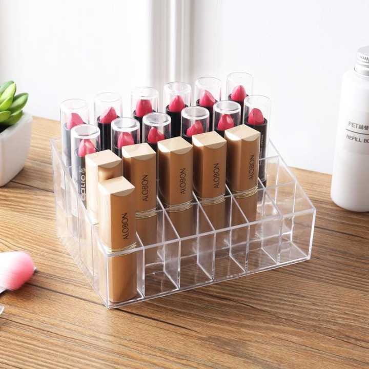 Lipsticks%20Organizer,%20Clear%2024%20Slots%20Lipstick%20Holder%20Cosmetic%20Case%20Makeup%20Organiser%20Lipgloss%20Dispaly%20Stand%20-%20Image%204