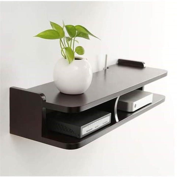 Floating Shelves Wall Mount TV Stand Shelf Hanging Media Console Entertainment Storage Shelf Set Top Box Stand Wi-Fi Router Storage