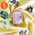 1,2 Inch Small Photo Album Mini Photo 16  Photo Holds Card Holder, keychain photo album with 16 pcs lab printed pictures. 