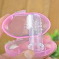 Silicone Baby Finger Tooth Tongue Cleaner Brush with Box 1 Pcs. 