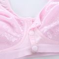 36~46 Summer Women Front Button Bra without padding Plus Size bras Mother's Cotton Wireless Underwear Large Bralette 5121.