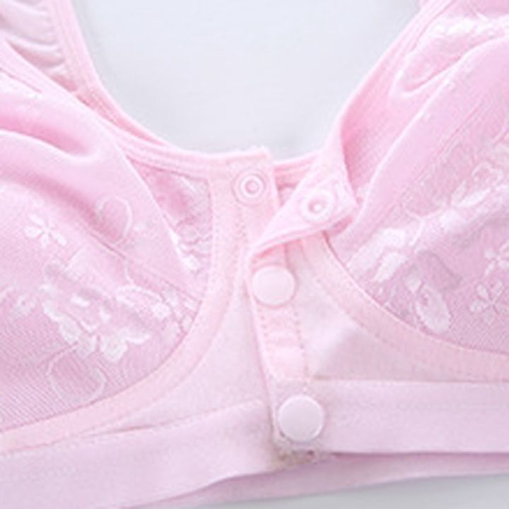 36~46%20Summer%20Women%20Front%20Button%20Bra%20without%20padding%20Plus%20Size%20bras%20Mother's%20Cotton%20Wireless%20Underwear%20Large%20Bralette%205121%20-%20Image%204