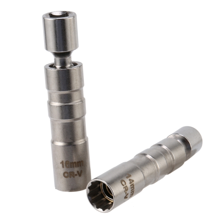 2X%2014MM%20&%2016MM%20Thin%20Wall%20Magnetic%20Swivel%20Spark%20Plug%20Socket%20-%203/8-Inch%20Drive%2012-Point%20Spark%20Plug%20Socket%20Removal%20Tool%20-%20Image%207