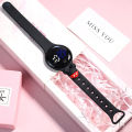 Black Cartoon - Children's Classic Digital Round Watch. 
