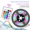 Waterproof RGB Remote Control Color Changing Fita Light LED Strip Light. 