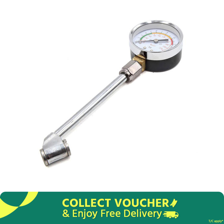 Universal Tyre Tire Air Pressure Gauge Dial Meter Tester for Bike & Car Vehicle
