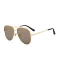 New Fashion Metal Magnificent Women's Sunglasses, Personalized Vanguard Pilot Glasses, 7020. 