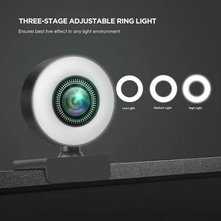 4K/2K/1080P%20HD%20Webcam%20With%20Microphone%20Auto-Focus%20LED%20Web%20Camera%203%20Level%20Light%20Kameras%20For%20Computer%20PC%20Video%20Recording%20Webcams%20-%20Image%206
