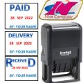 Auto Stamp Seal Trodat 4750 II Auto Paid Stamp Date Stamp Received Stamp Delivery Stamp II Auto Sill. 