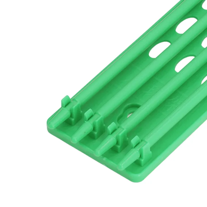 4Pcs%20Pigeon%20Leg%20Ring%20Stand%204%20Column%20Design%20Large%20Capacity%20Wall%20Mounted%20Safe%20Durable%20Plastic%20Parrot%20Leg%20Ring%20Holder%20Green%20-%20Image%205