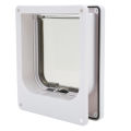 Cat Door Weatherproof 4 Modes Rotary Switch Control Interior Exterior Cat Door for Pets CatsL. 