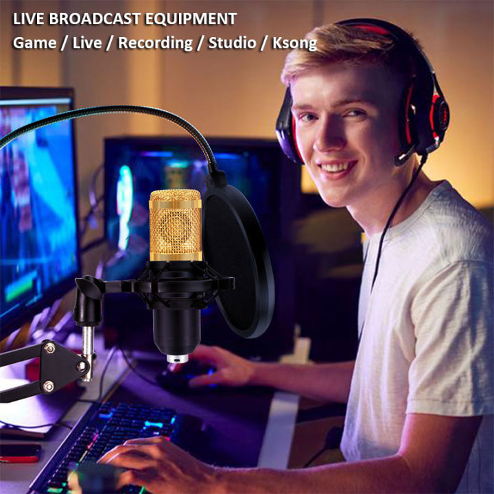 Professional%20Anchor%20Capacitance%20Microphone%20Wireless%20Bluetooth%20Connection%20for%20PC%20Karaoke%20Live%20Streaming%20Studio%20Recording%20BM800%20Ar%20-%20Image%203