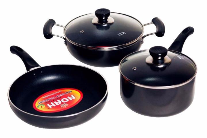 Non-Stick Cookware German Quality Full Set - Ash