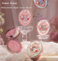 Abandon Flower Knows Midsummer Night Series Embossed Blush Cream Matte Natural Lasting Waterproof Blush Face Cosmetic. 