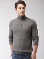 Men's Fashionable Hign Neck Zipper Jumper.. 