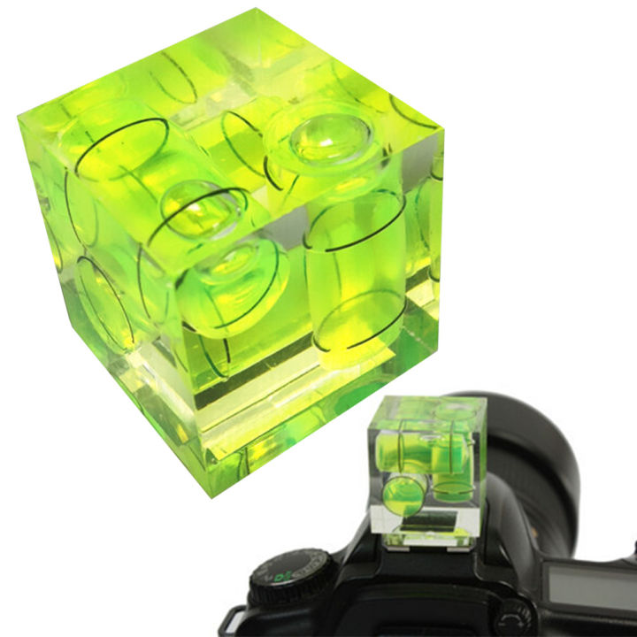 3-Axis Camera Spirit Level Hot Shoe Fixed Bubble 3D Dimensional Level Instrument For Canon/Nikon/Pentax DSLR Portable