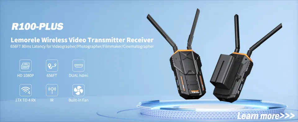 Lemorele Wireless Extender Kit 200M Wireless HDMI