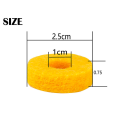20Pcs Cymbal Stand Felt Washer Pad Replacement Round Soft for Drum Set Cymbals (Random Color ).