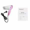 Kemey Km6833 Cool And Hot  Electric Foldable Hair Dryer For Women - Hair Dryer. 