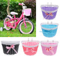 BolehDeals Bicycle Basket Pink Children Bike Basket Handlebar Basket Scooter Decoration. 