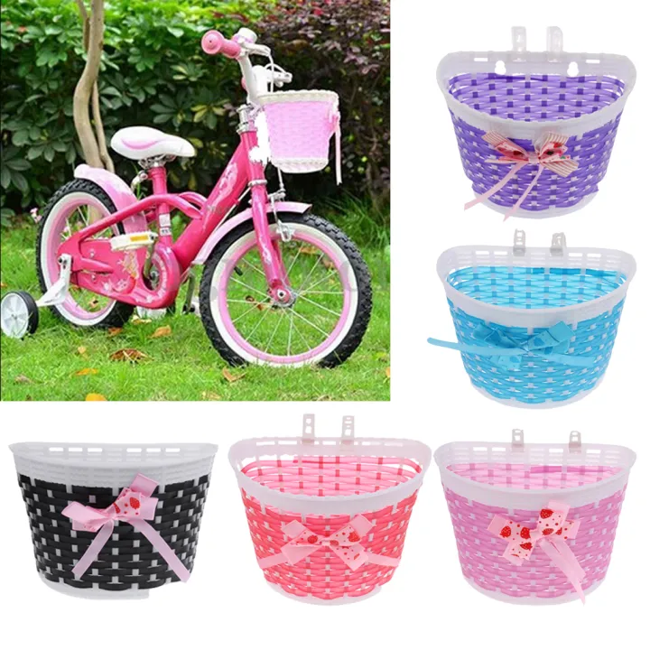 BolehDeals%20Bicycle%20Basket%20Pink%20Children%20Bike%20Basket%20Handlebar%20Basket%20Scooter%20Decoration%20-%20Image%205