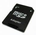 Micro SD to SD Memory Card Adapter - Black.