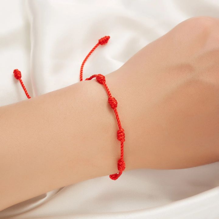 Handmade%207%20Knots%20Red%20String%20Bracelet%20Protection%20Good%20Luck%20Amulet%20for%20Success%20Prosperity%20Friendship%20Rope%20Wristband%20Jewelry%20Gift%20-%20Image%205