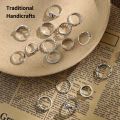 New Style Gossip Snake Leaf Flower Heart Butterfly Pearl Chain Oil Dripping Joint Ring Set Personality Retro Trend Ring.