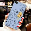 For Vivo Y67 Back Cover Case Fashion Cartoon cute little Winnie Soft Silicone Shockproof Camera Lens Protector Phone Cases. 