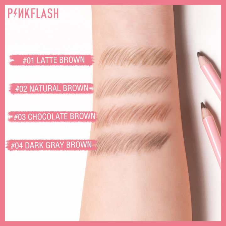 PINKFLASH%20Waterproof%20Eyebrow%20Pencil%20-%2001%20Latte%20Brown%20(PF-E02)%20-%20Image%205