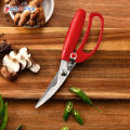 Super Power Kitchen Scissors Stainless Steel Poultry Scissors Multi-Function Kitchen Tools - Lemon Squeezer. 