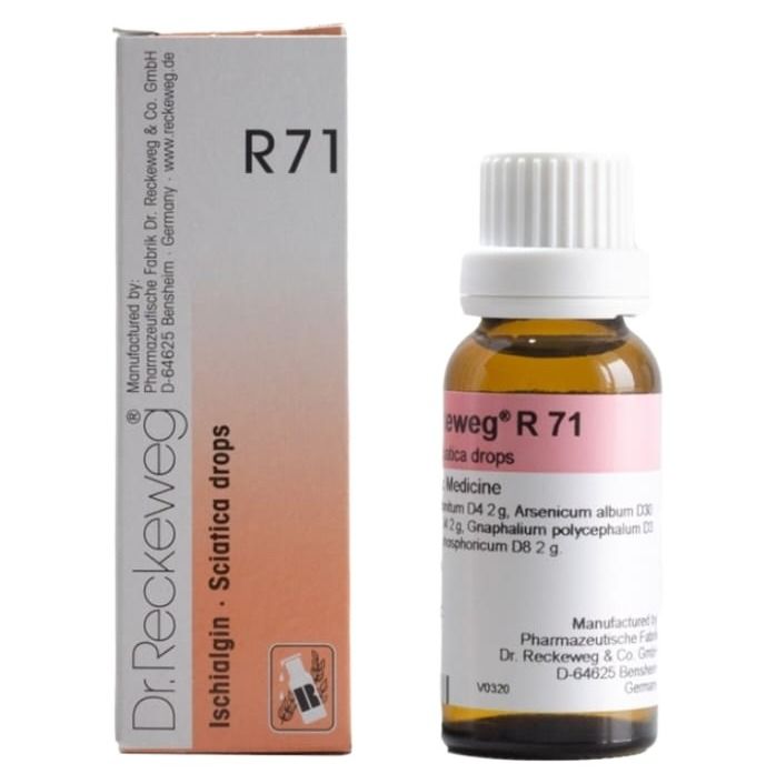 R71 DR RECKEWEG Sciatica Drops সায়াটিকার ড্রপস