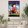 bilibili Spirited Away Chihiro Poster Prints Wall Sticker Painting Bedroom Living Room Decoration Office Home Self Adhesive. 