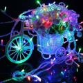 28 Pcs Star Shape Led String Lights Fairy Lights, Christmas Wedding Party Home Decoration Star Shaped Led Lights, String Curtain Window Bedroom Xmas Fairy Lamp Home Decor. 