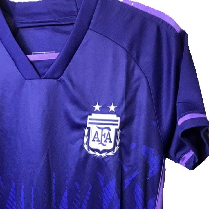 Argentina 2022 World Cup Away Jersey Fan Version Official Football Jersey 2022
