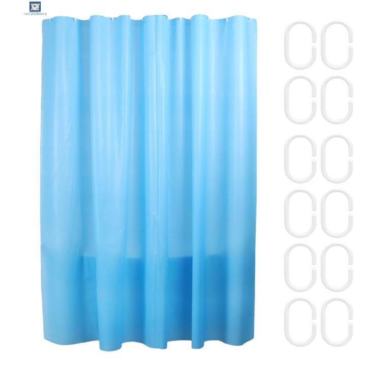 Childrenworld Waterproof Shower Curtain Waterproof Solid Color Shower