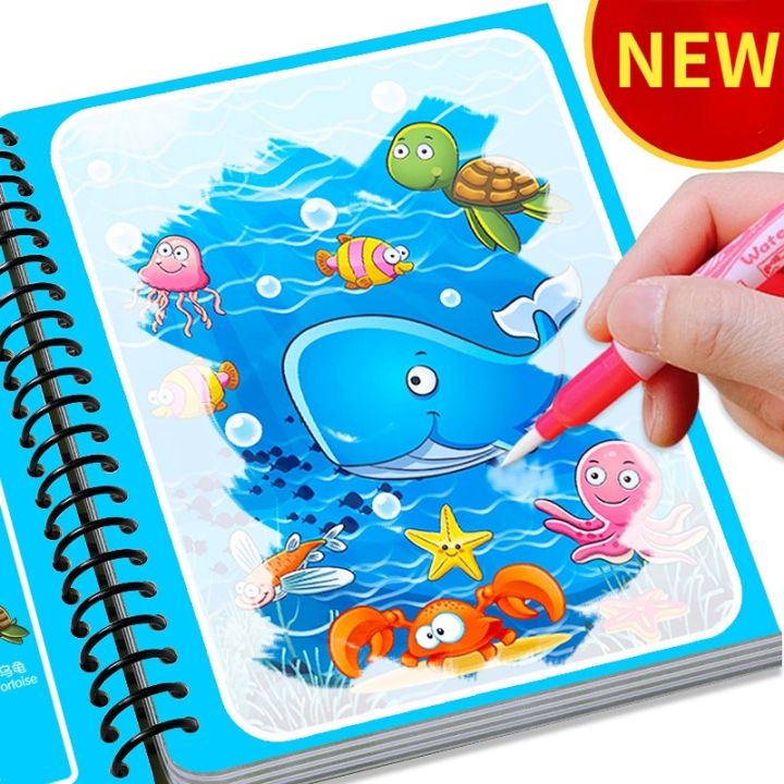 Reusable%20Coloring%20Book%20Magic%20Water%20Drawing%20Book%20Painting%20Drawing%20Toys%20Sensory%20Early%20Education%20Toys%20for%20Kids%20-%20Image%203