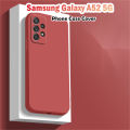 Original For Samsung Galaxy A52 5G Silicone Full Cover Case Dirt resistant Phone Case Cover. 