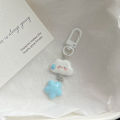 1PC Cute Cloud Blue Star Keychain for Car Keys Accessories Original Design Kawaii Keyring Women Handbag Bag Pendant Key Chains Cherry Super Store.