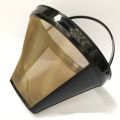 1PC Permanent Reu #4 Cone Shape Coffee Filter Mesh Basket Stainless Coffee Filters Coffeeware. 