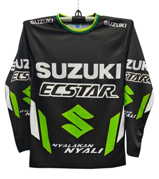 Suzuki Full Sleeve Bike Jersey For Man Bike T Shirt For Man Bike