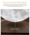 Creative 3D Magnetic Levitation Moon Lamp Night Light Rotating LED Floating Lamp Home Decoration. 
