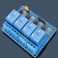 Arduino 4 channel relay module 4-channel relay control board with optocoupler. Relay Output 4 way relay module. 
