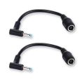 Female 7.4mm x 5.0mm to 4.5mm x3.0mm Male Charger Adapter Power Connector Converter Cable DC Jack for Dell Charge Hp. 