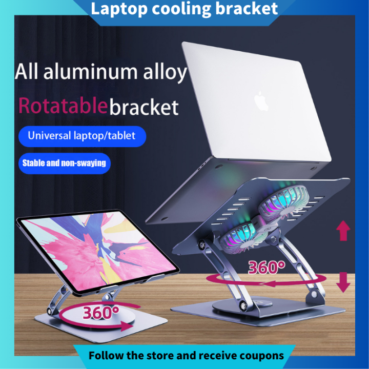 Aluminium%20Laptop%20Stand%20V4.1%20%7C%20Ergonomic%20Design%20with%20Dual%20Fan%20Cooling%20Elevate%20your%20workspace%20-%20Image%204